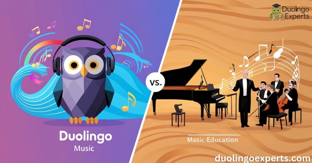 Comparing Duolingo Music to Traditional Music Education