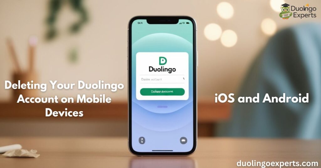 Deleting Your Duolingo Account on Mobile Devices