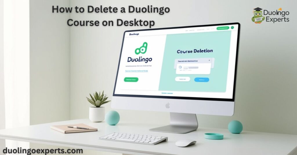 How to Delete a Duolingo Course on Desktop