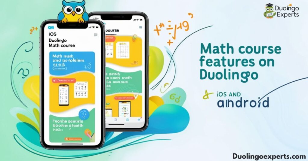 Math Course Features on Duolingo (iOS and Android)