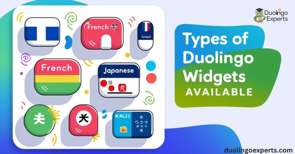 Types of Duolingo Widgets Available