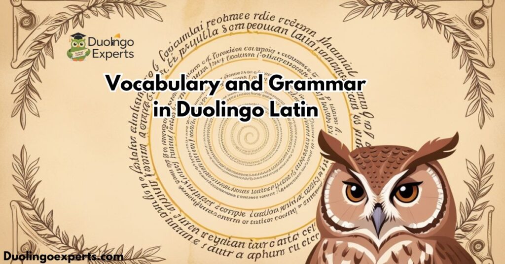 Vocabulary and Grammar in Duolingo Latin