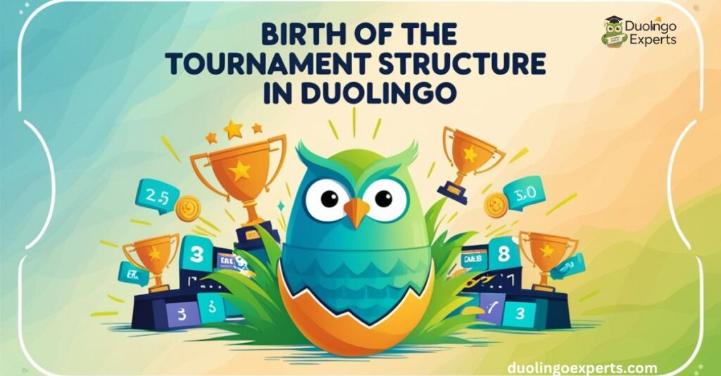 Birth of the Tournament Structure in Duolingo