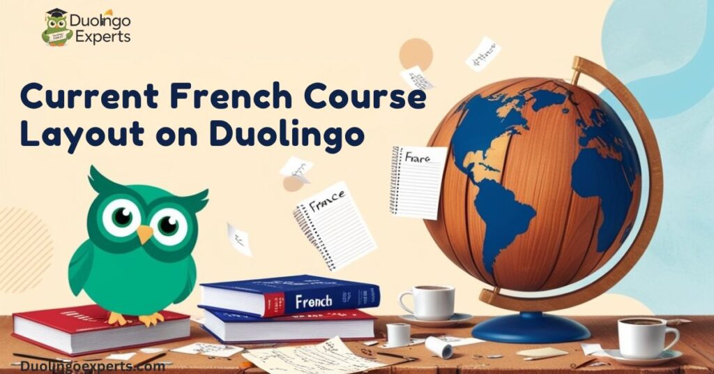 Current French Course Layout on Duolingo