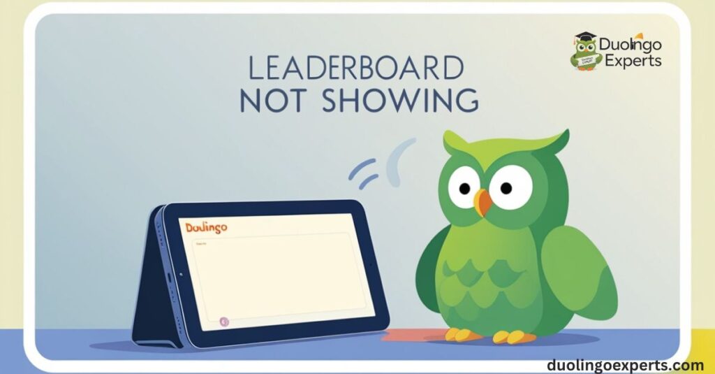 Duolingo Leaderboard Not Showing
