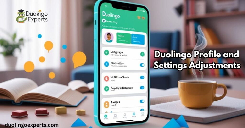 Duolingo Profile and Settings Adjustments