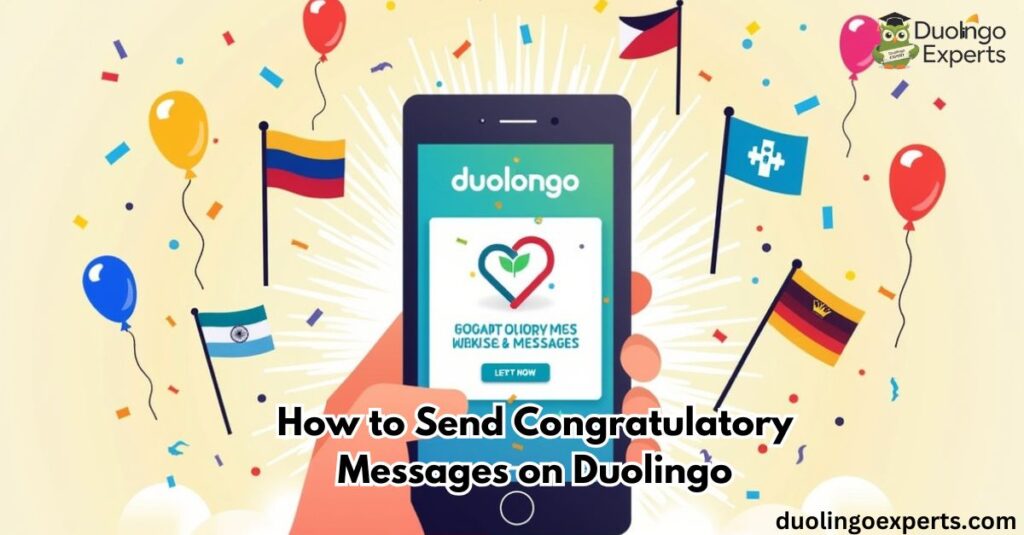 How to Send Congratulatory Messages on Duolingo