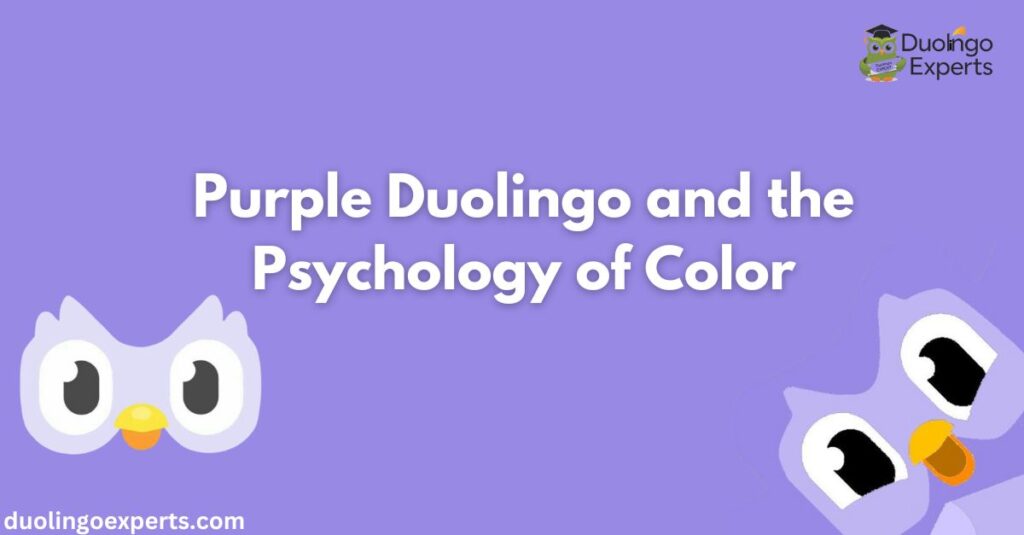 Purple Duolingo and the Psychology of Color