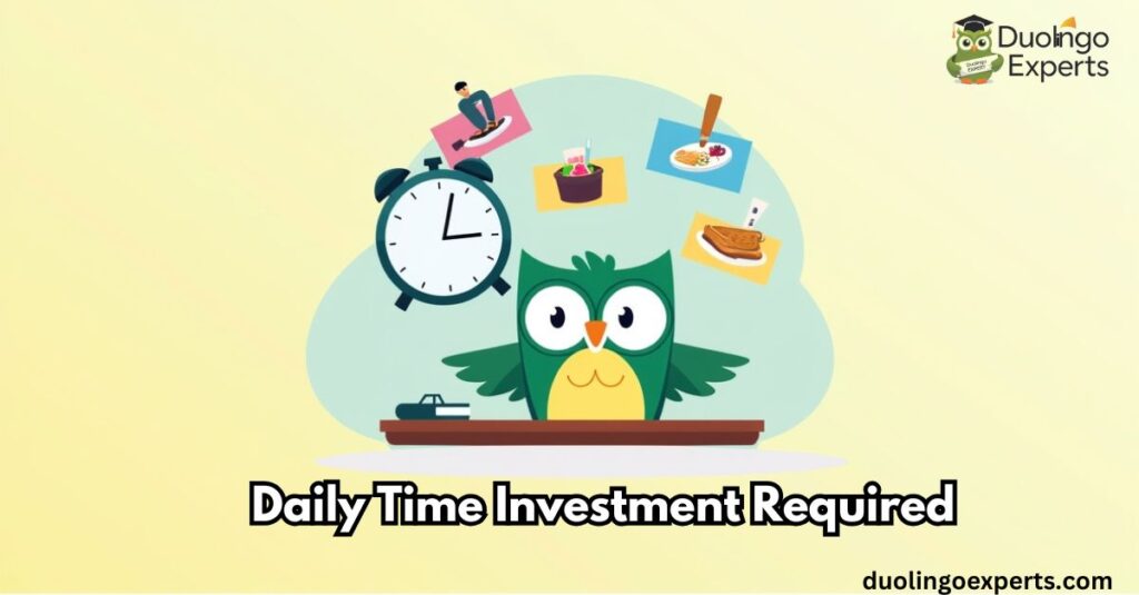 duolingo Daily Time Investment Required