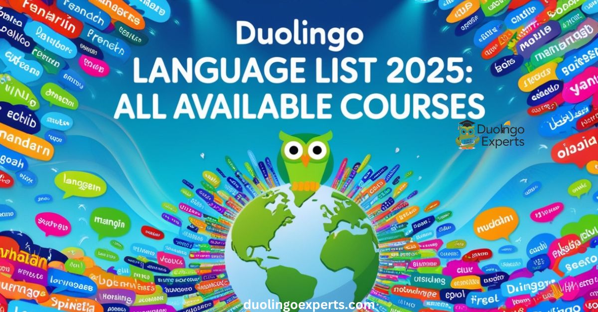 duolingo language list