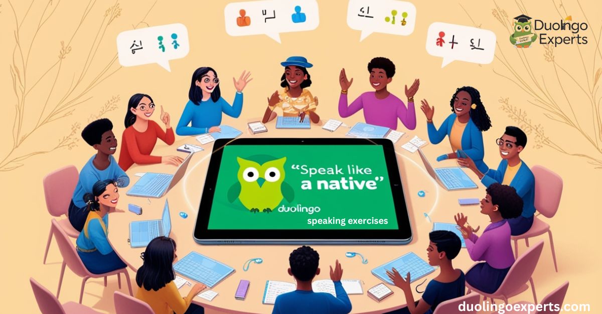 duolingo speaking exercises