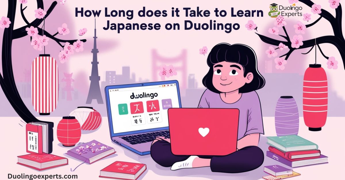 how long does it take to learn japanese on duolingo