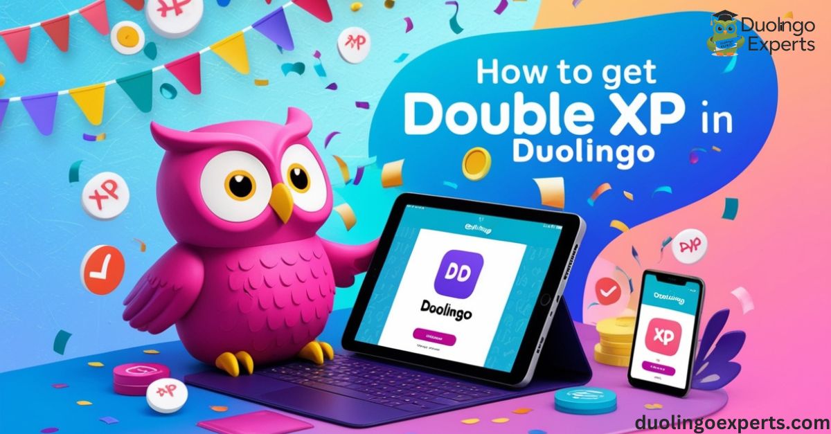 how to get double xp in duolingo