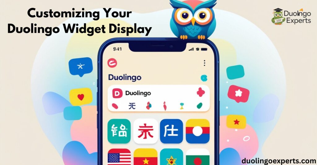 Customizing Your Duolingo Widget Display