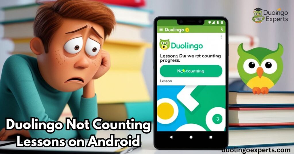 Duolingo Not Counting Lessons on Android