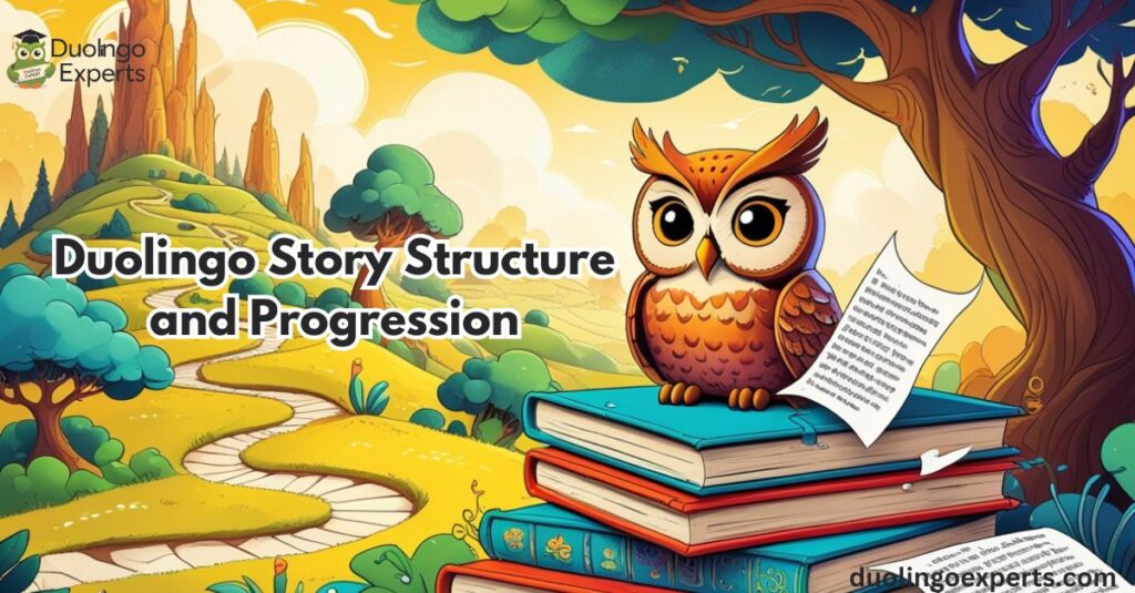 Duolingo Story Structure and Progression