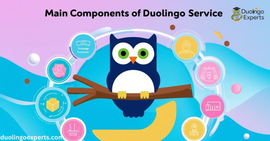 Main Components of Duolingo Service